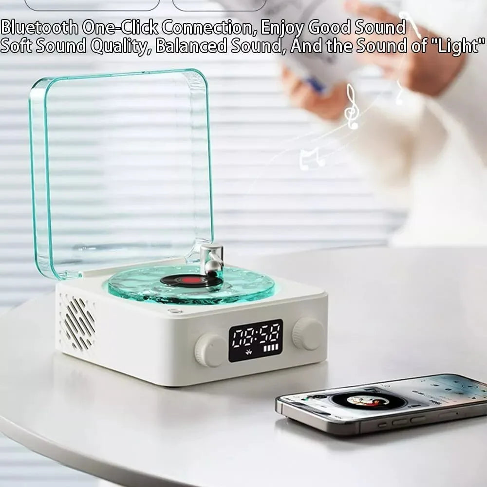 Retro Turntable Bluetooth Speaker